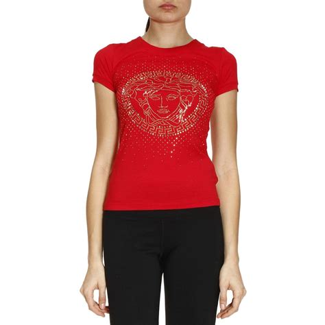 cheap versace t shirts red womens|versace shirts cheap for women.